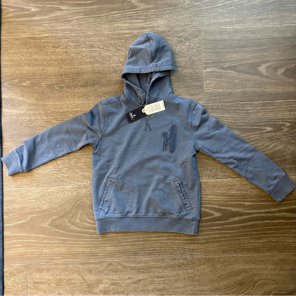johnnie-O Boys Blue Hooded Sweatshirt